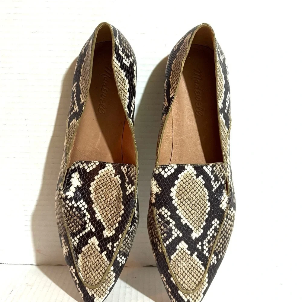 Madewell Snakeskin leather Patterned Women's Loafers